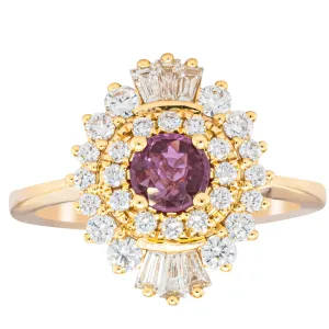 18ct Yellow Gold .54ct Ruby & Diamond Kira Ring