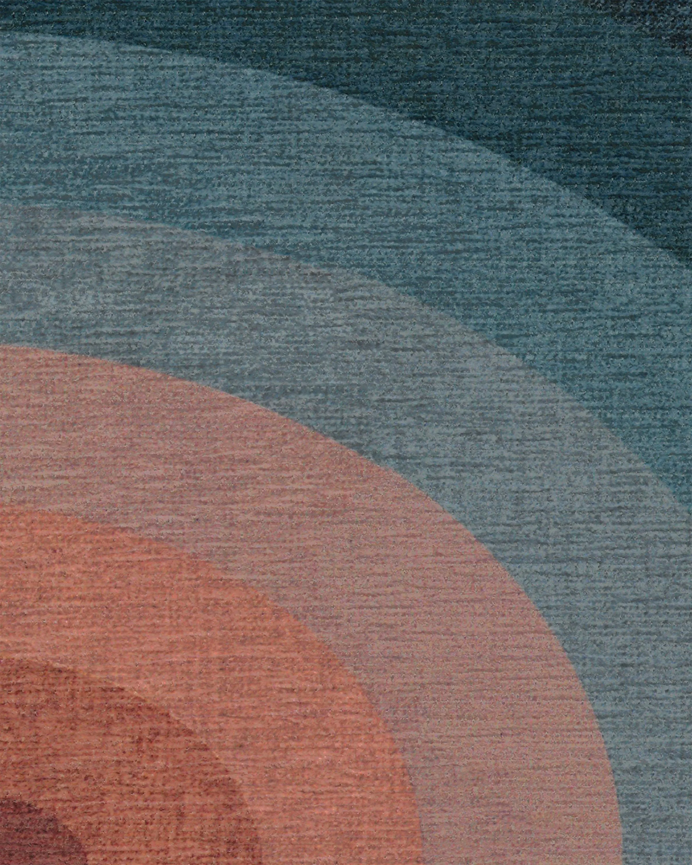 Absida Teal Rug