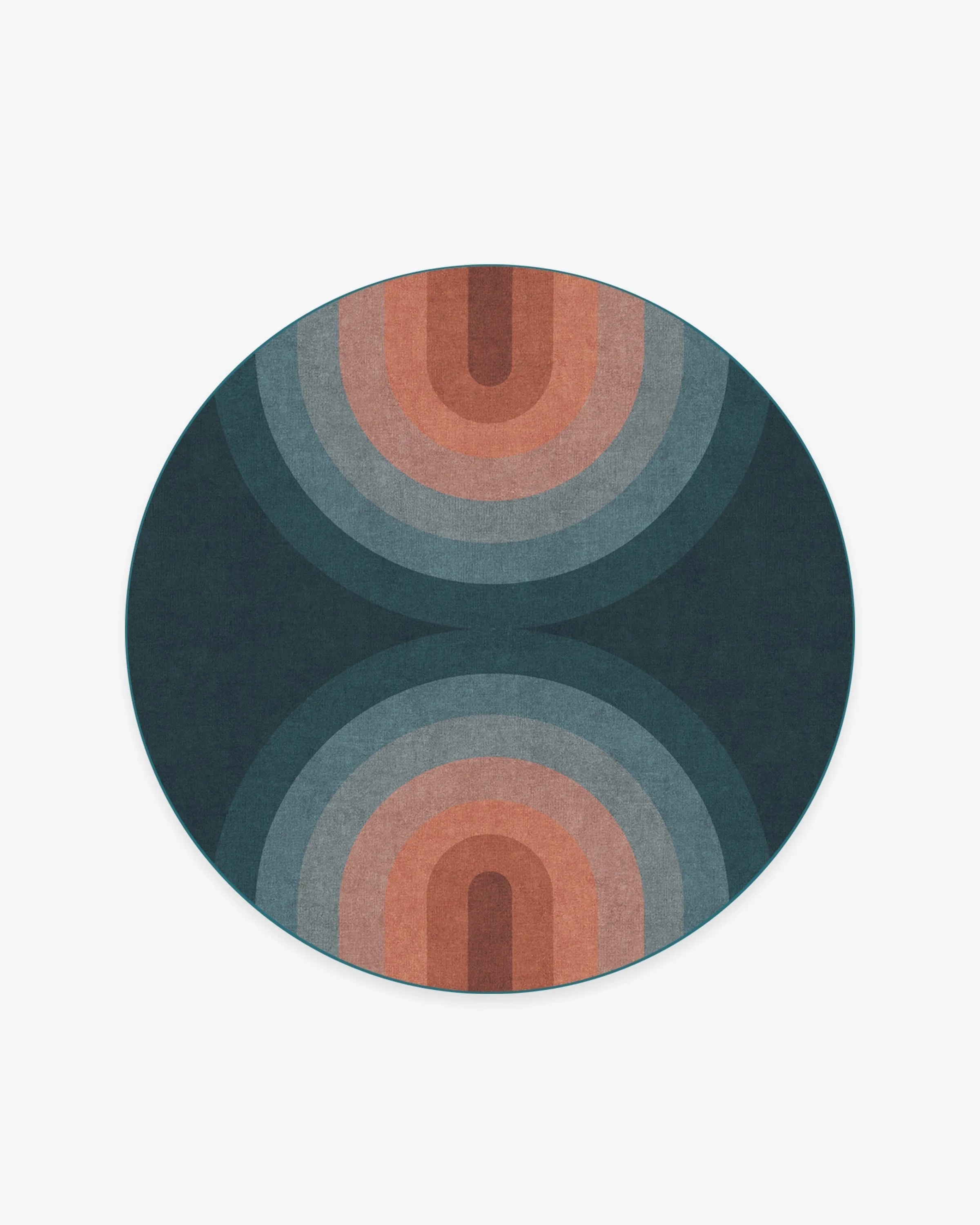 Absida Teal Rug