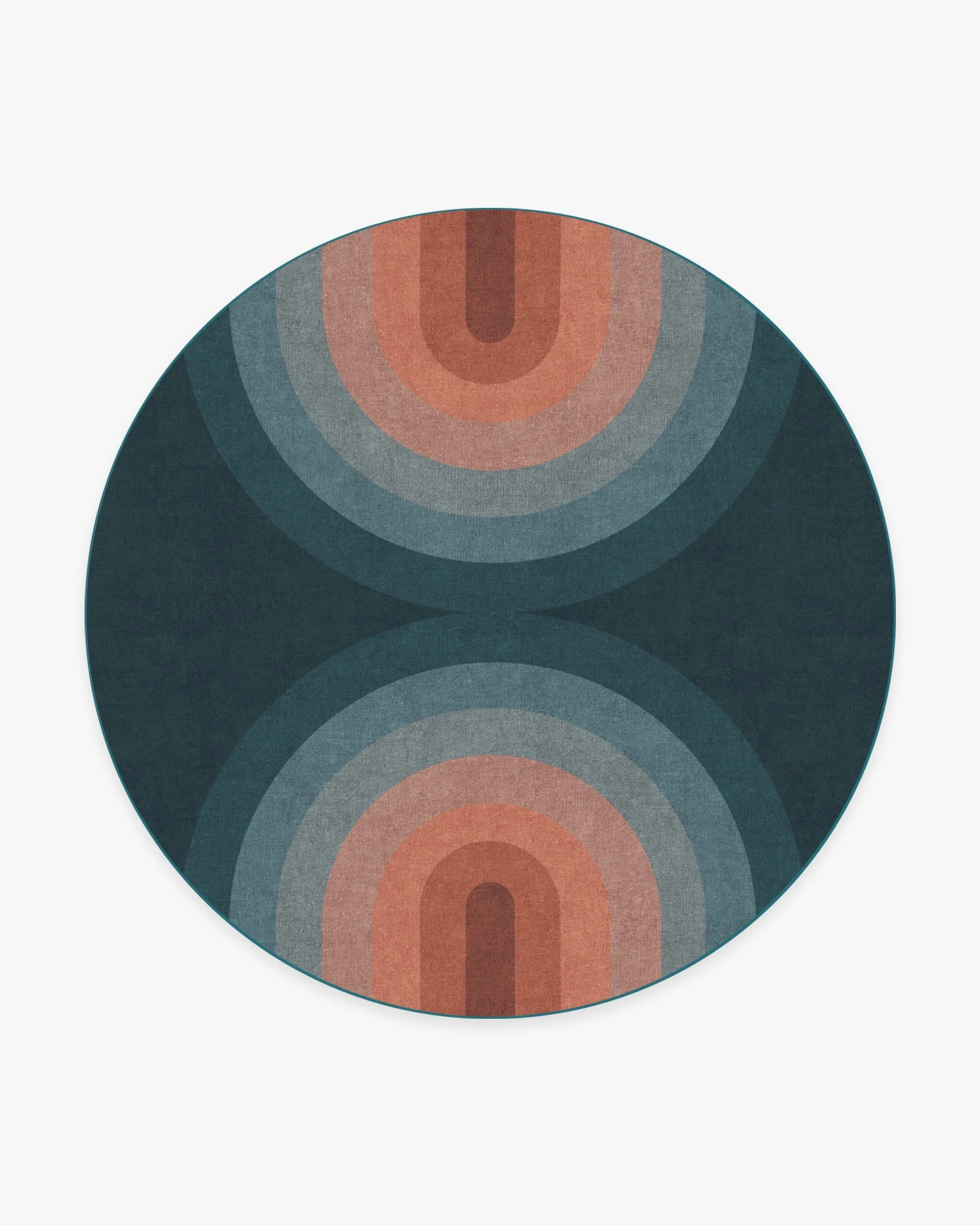 Absida Teal Rug