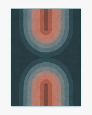 Absida Teal Rug
