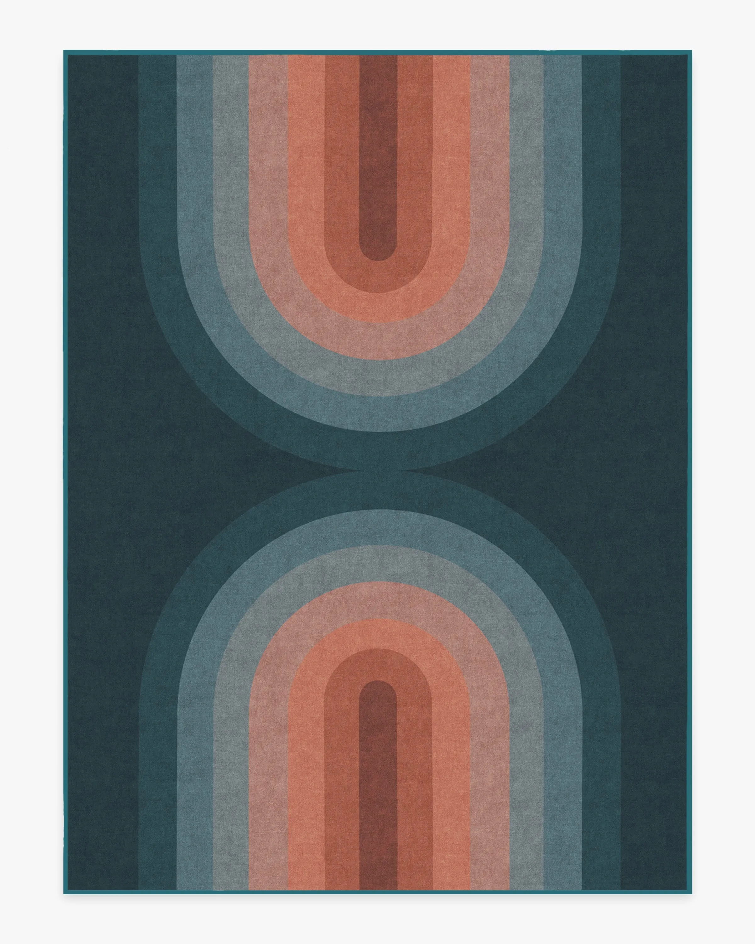 Absida Teal Rug