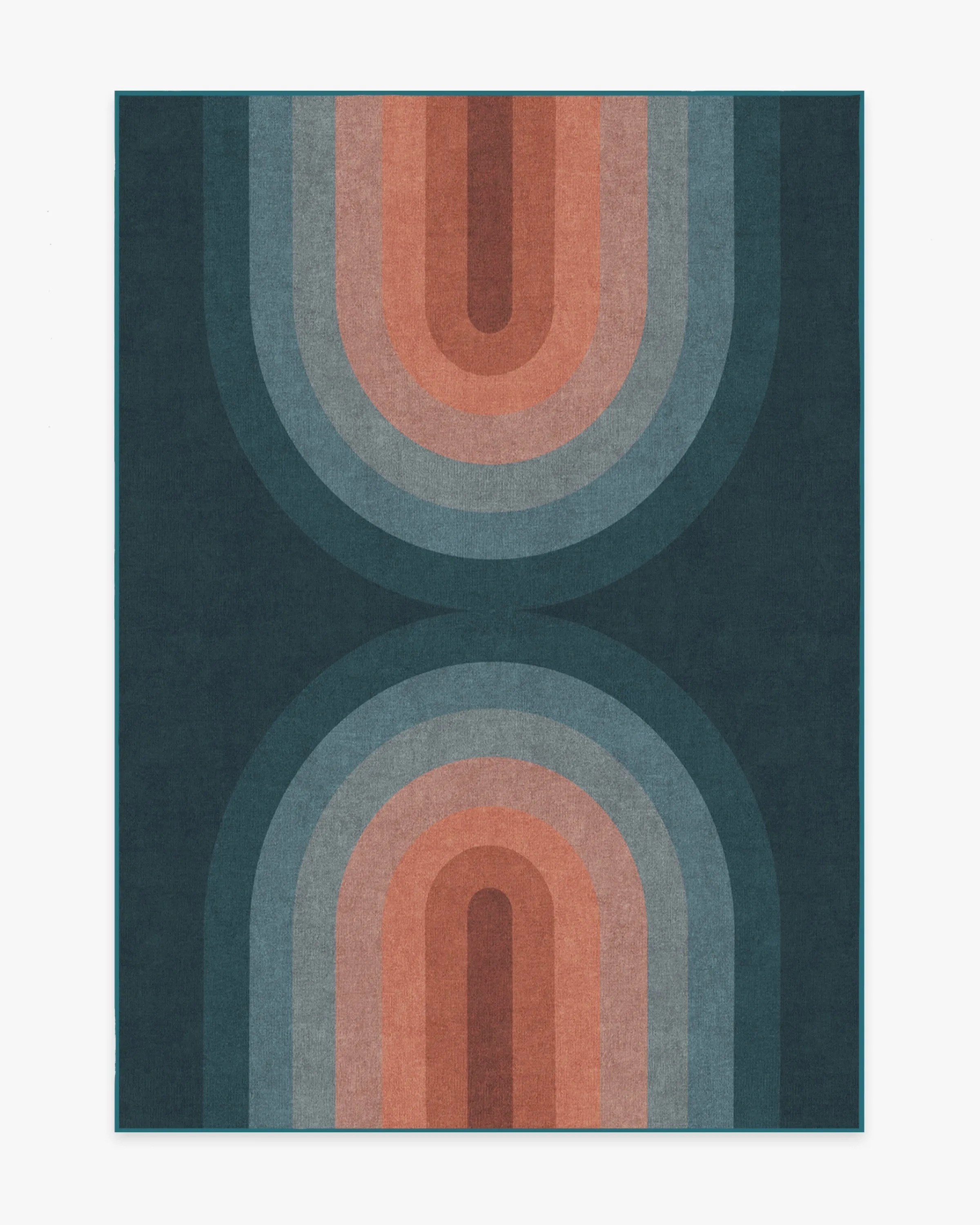 Absida Teal Rug