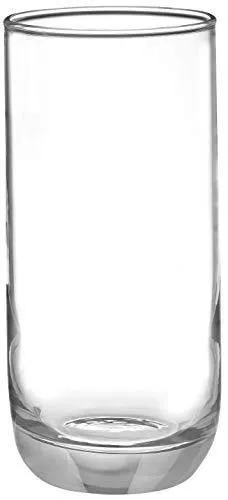 Amazon Brand - Solimo Anya High Ball Glass Set, 360ml, Set of 6, Transparent