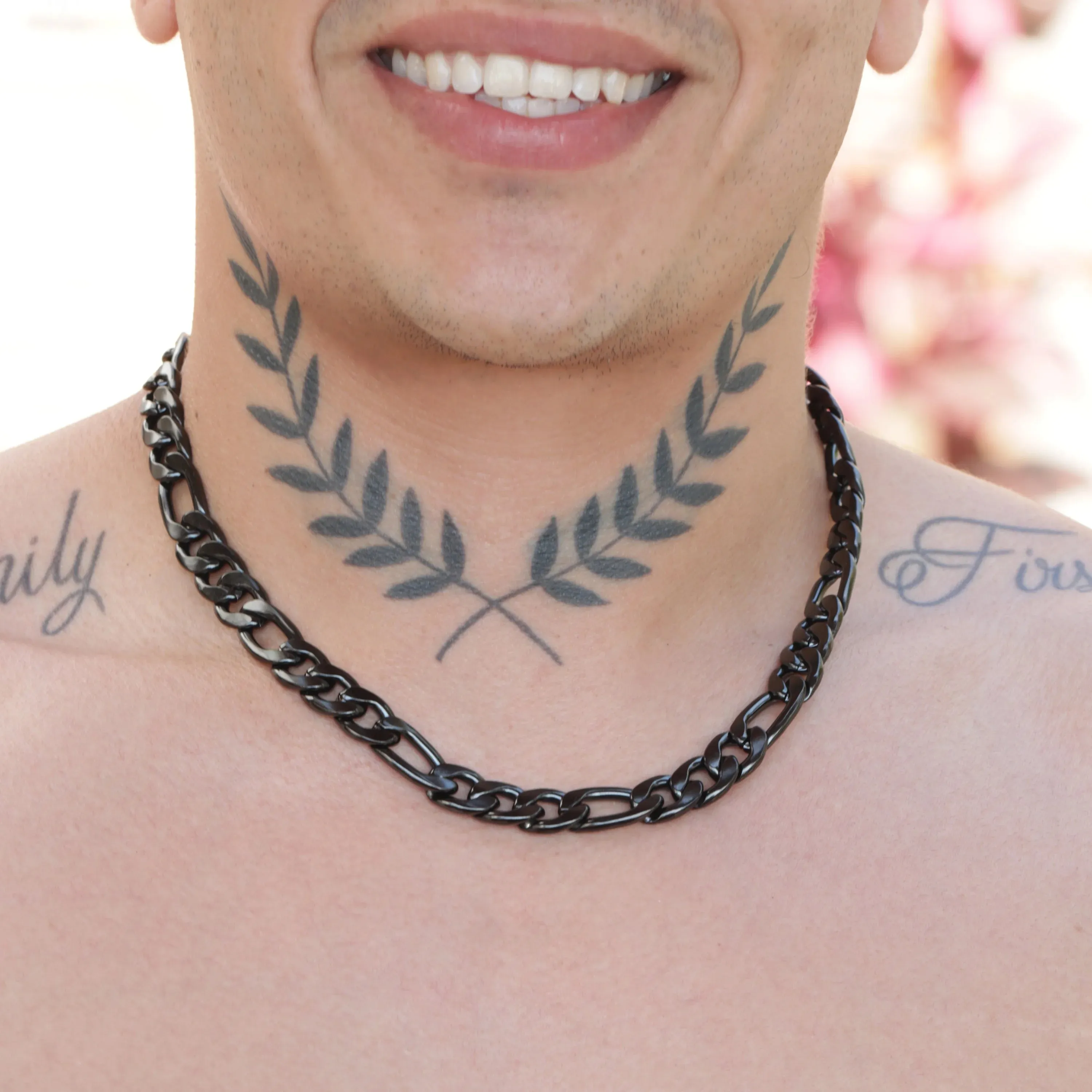 Benjamin Black Figaro Chain Necklace