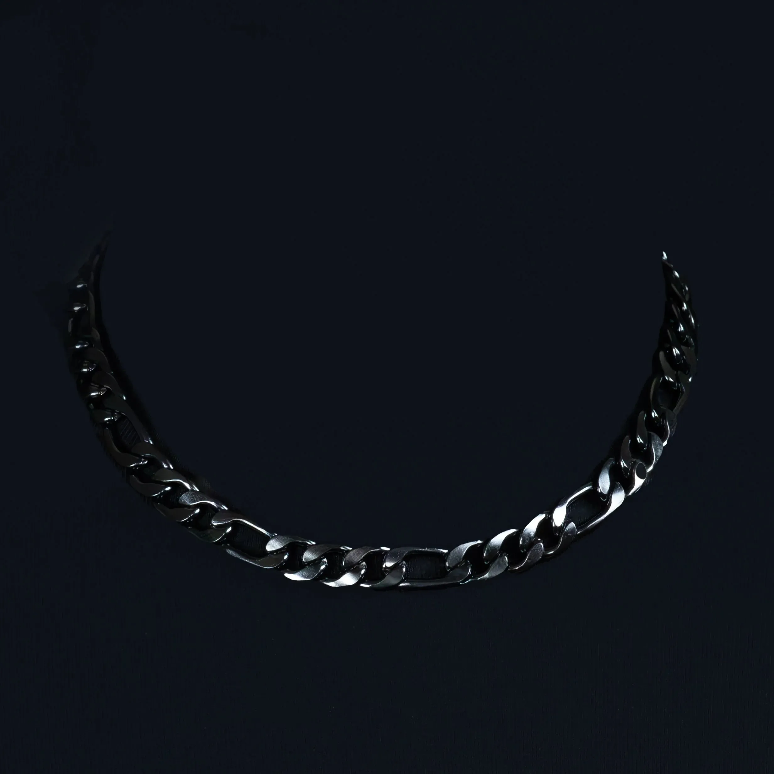Benjamin Black Figaro Chain Necklace