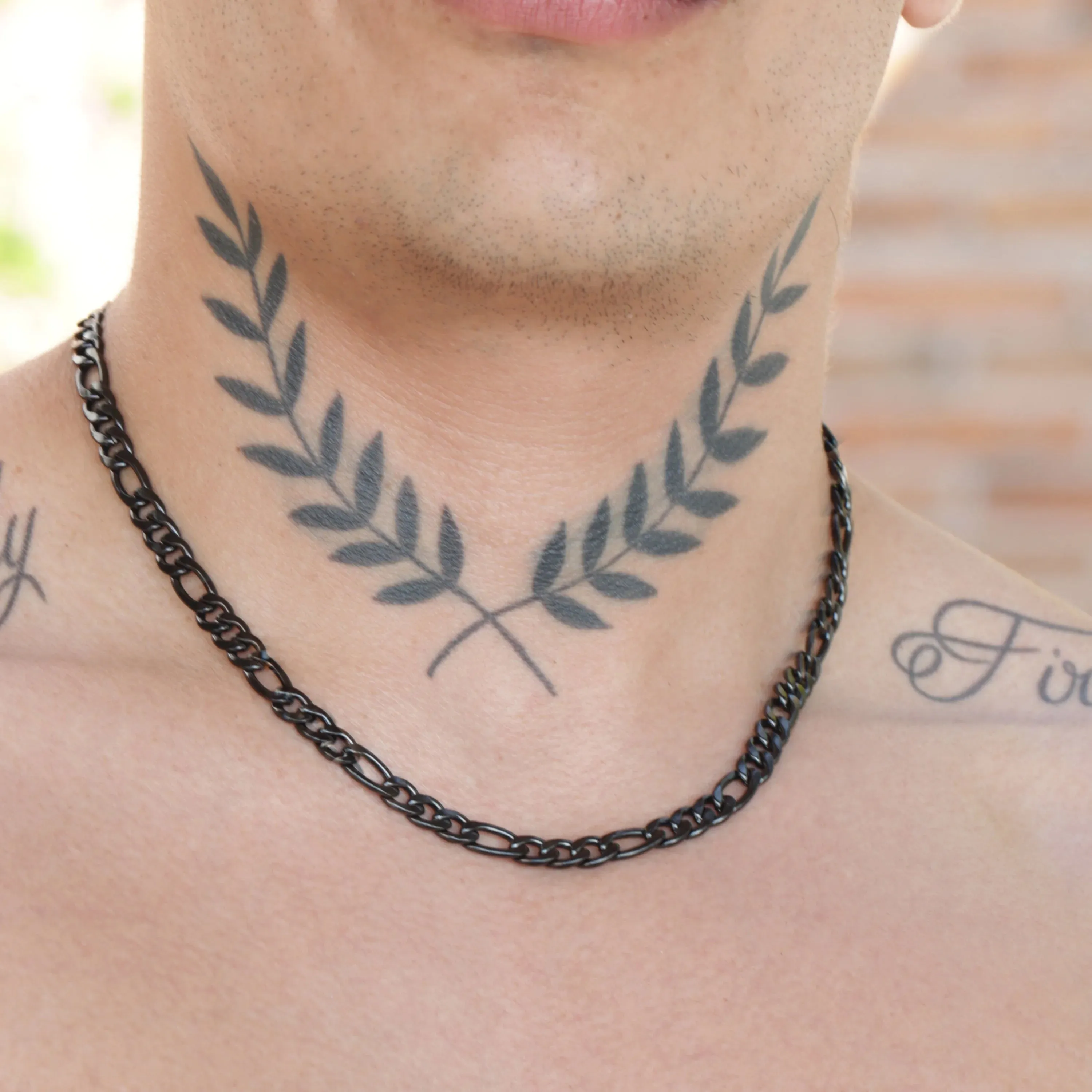 Benjamin Black Figaro Chain Necklace