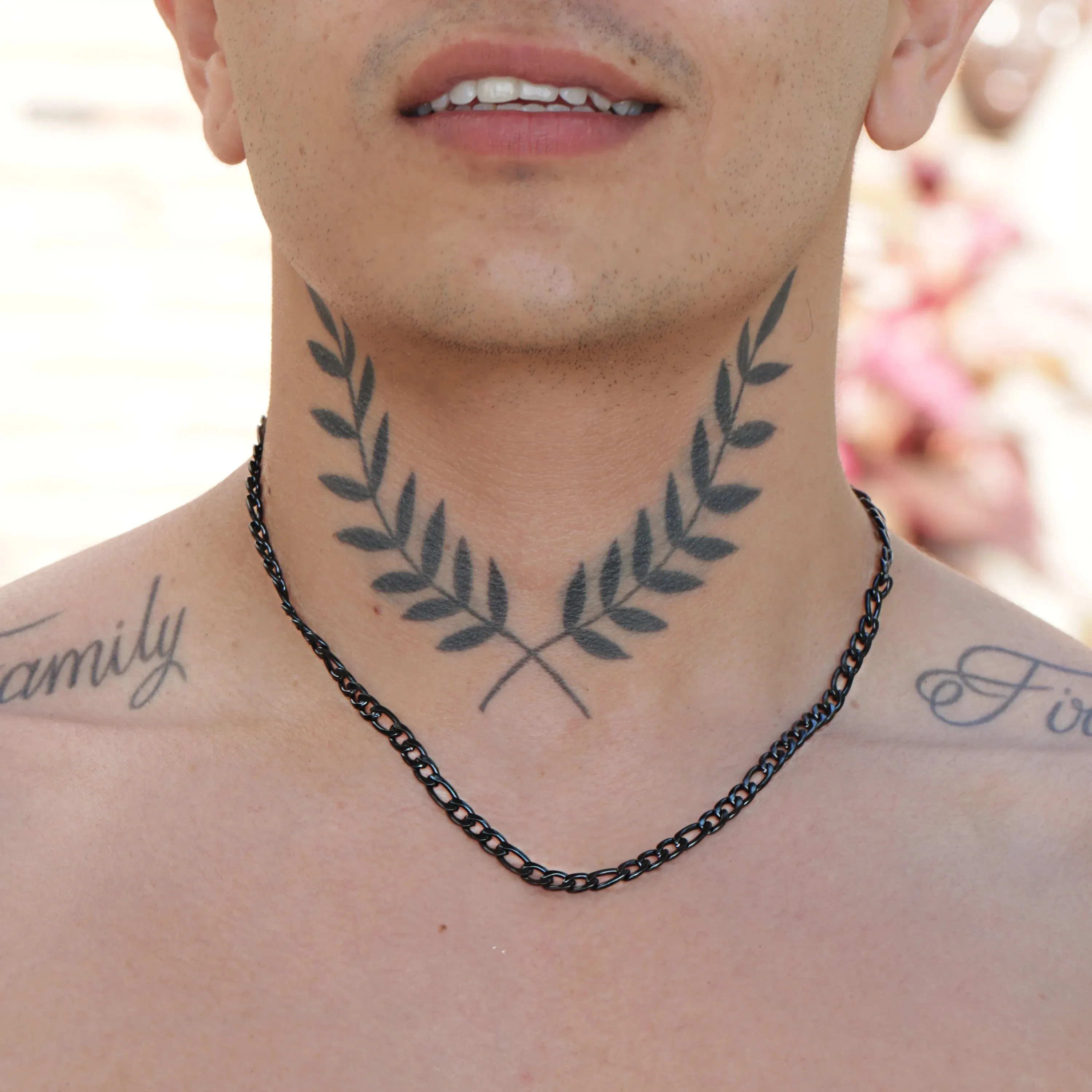 Benjamin Black Figaro Chain Necklace