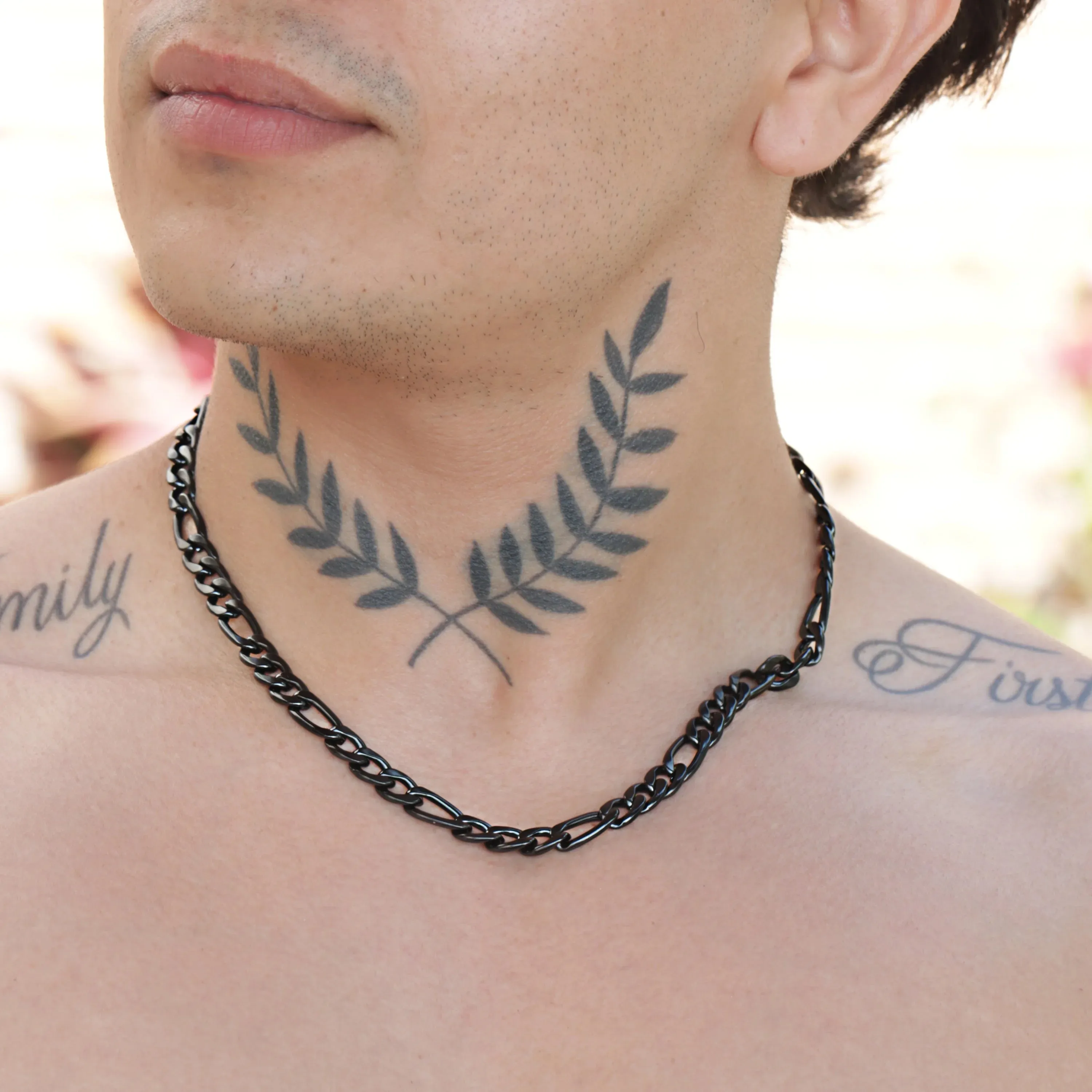 Benjamin Black Figaro Chain Necklace