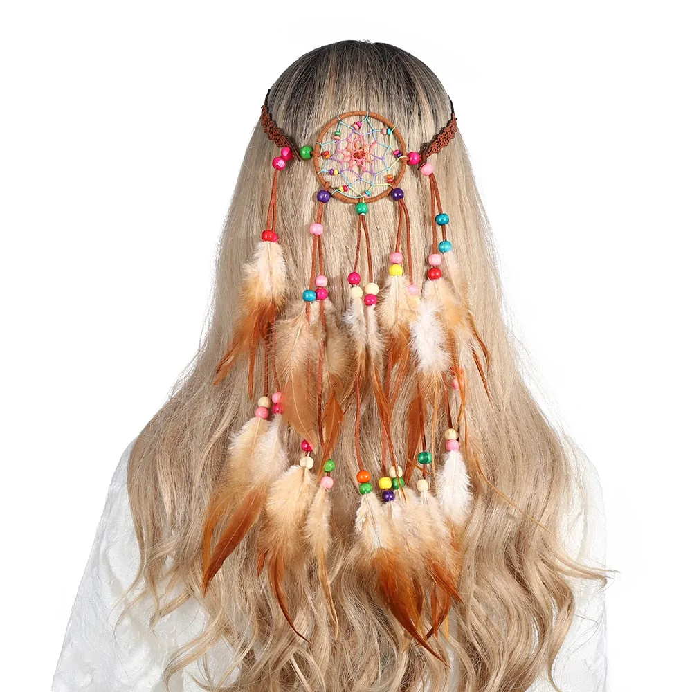 Boho Feather Headbands