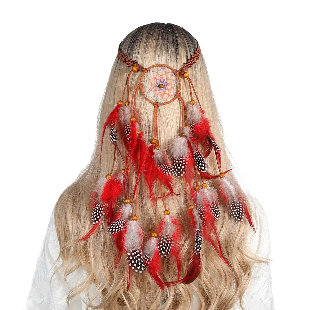 Boho Feather Headbands