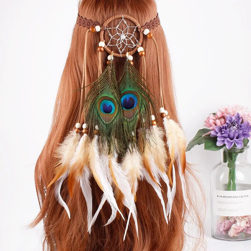 Boho Feather Headbands