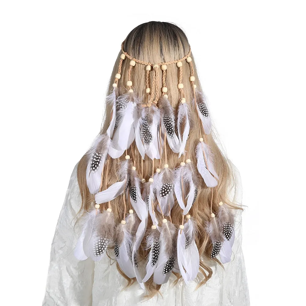 Boho Feather Headbands