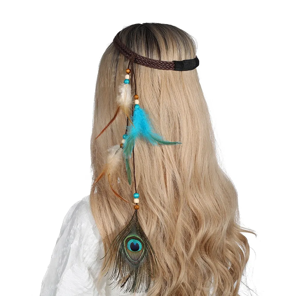 Boho Feather Headbands