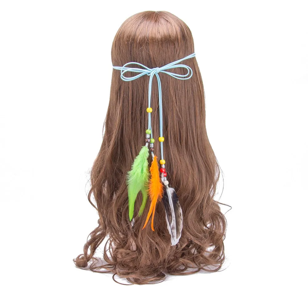 Boho Feather Headbands