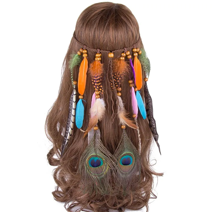 Boho Feather Headbands