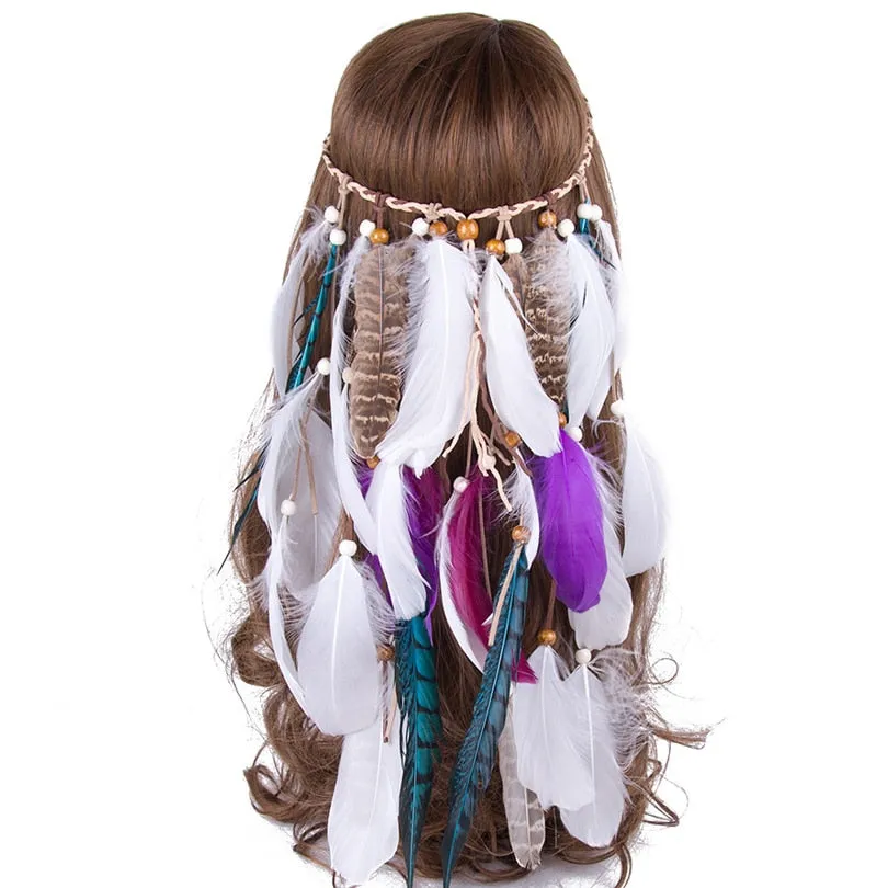 Boho Feather Headbands