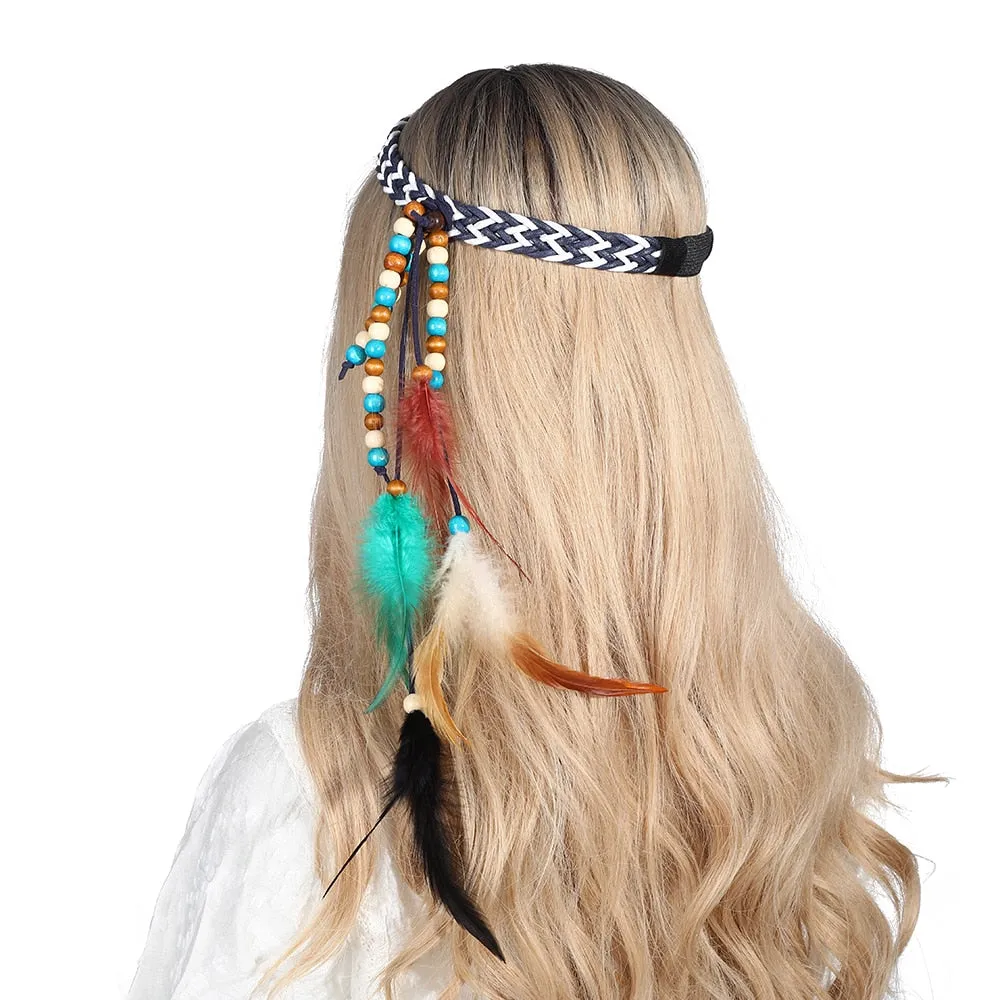 Boho Feather Headbands