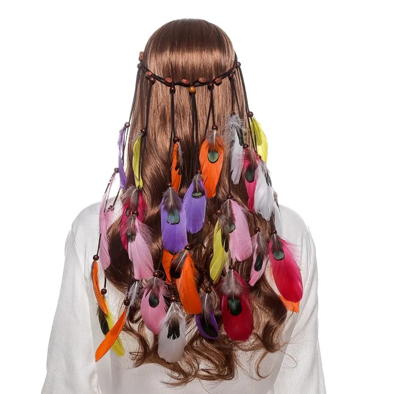 Boho Feather Headbands