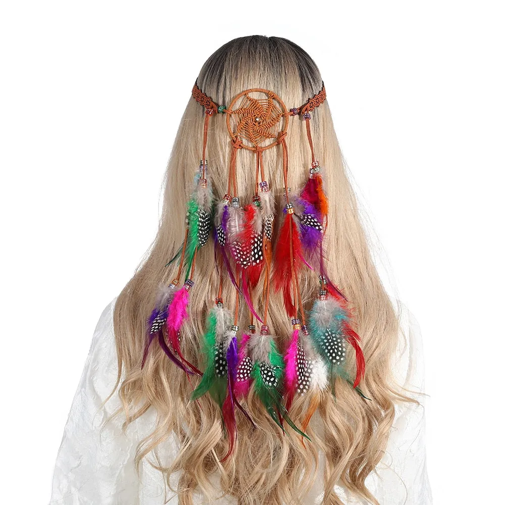 Boho Feather Headbands