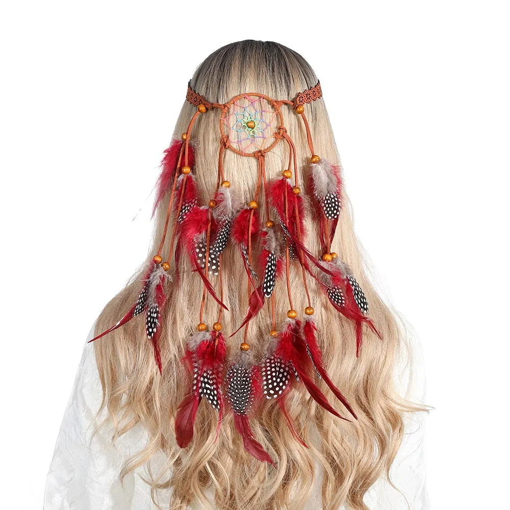 Boho Feather Headbands
