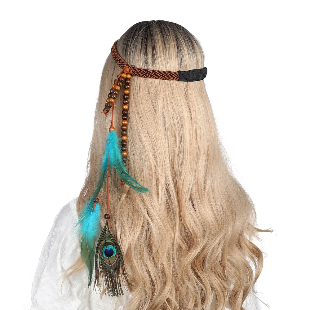 Boho Feather Headbands