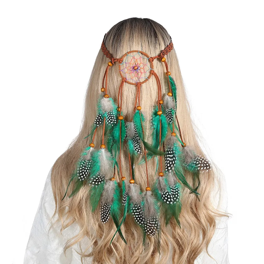 Boho Feather Headbands