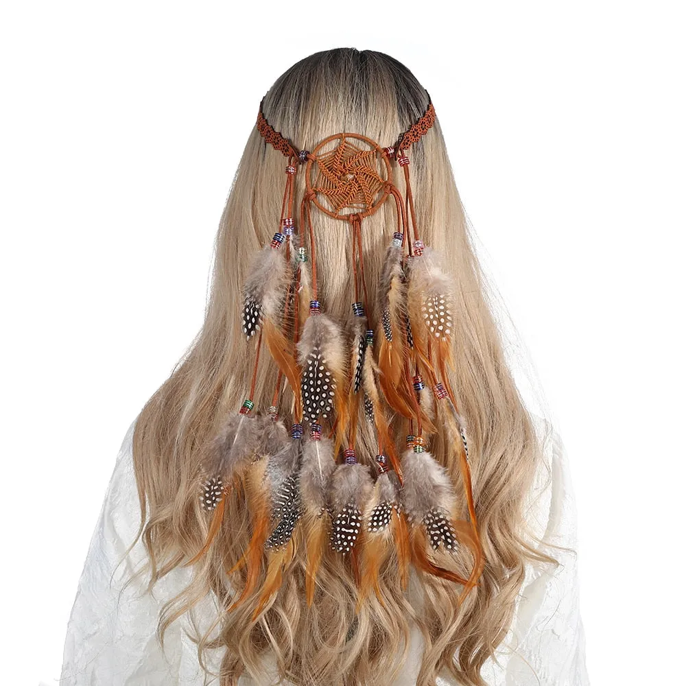Boho Feather Headbands