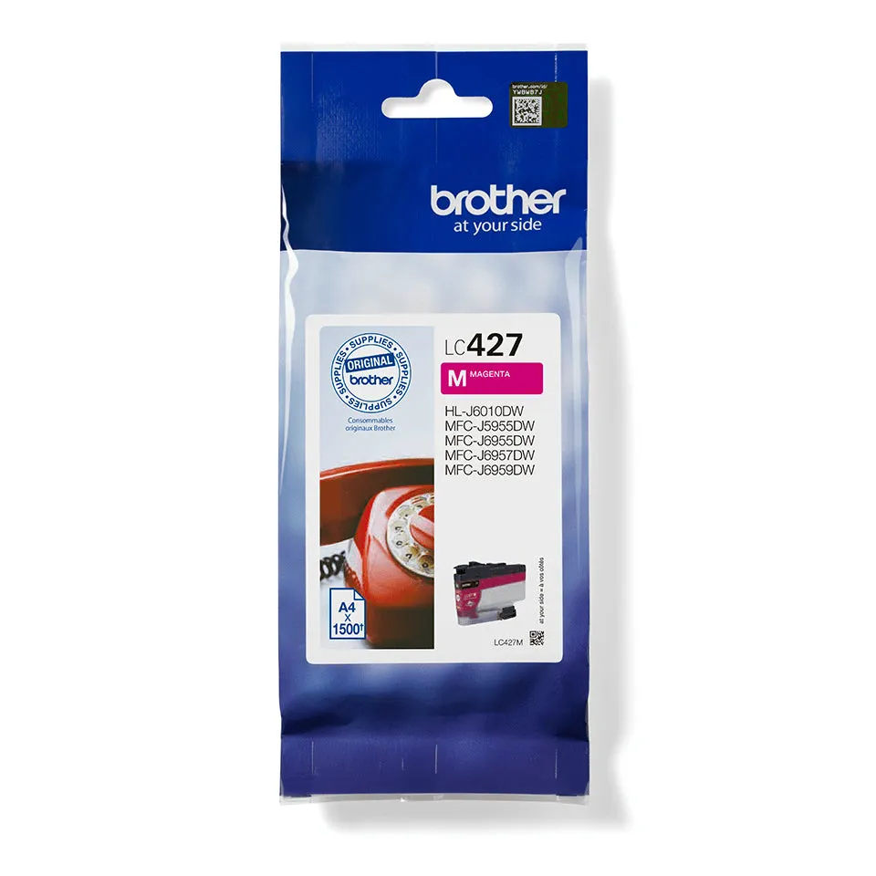 Brother Lc427m - Magenta - Original - Ink Cartridge - For Brother Hl-J6010dw, Mfc-J5955dw, Mfc-J6955dw, Mfc-J6957dw