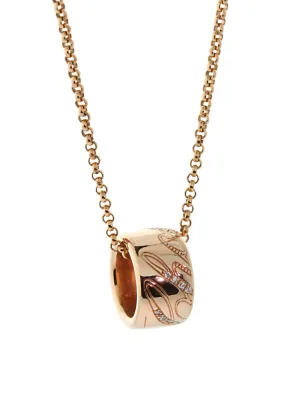 Chopard Chopardissimo Rose Gold Diamond Necklace 796580-5003