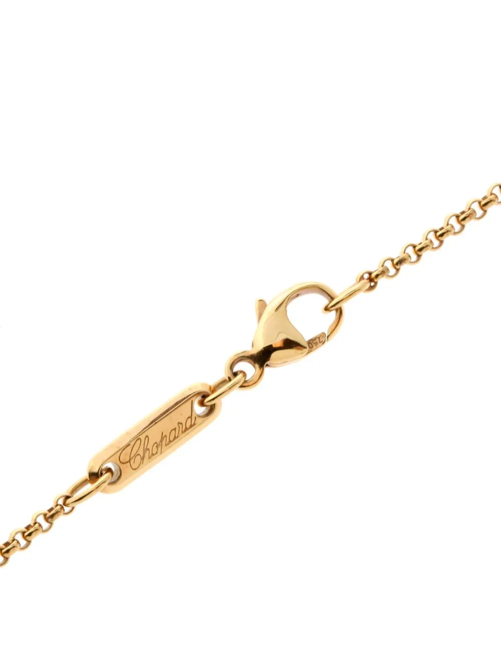 Chopard Chopardissimo Rose Gold Diamond Necklace 796580-5003