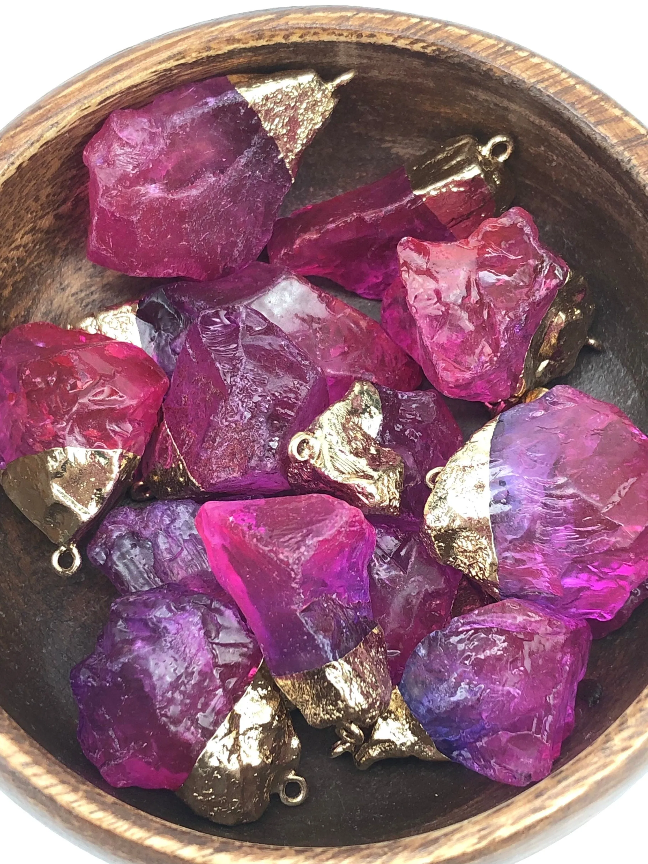 Crystal Quartz W/Gold Plating Sku#Q09-3