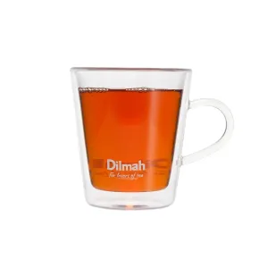 DILMAH ENDANE DOUBLE WALL GLASS MUG