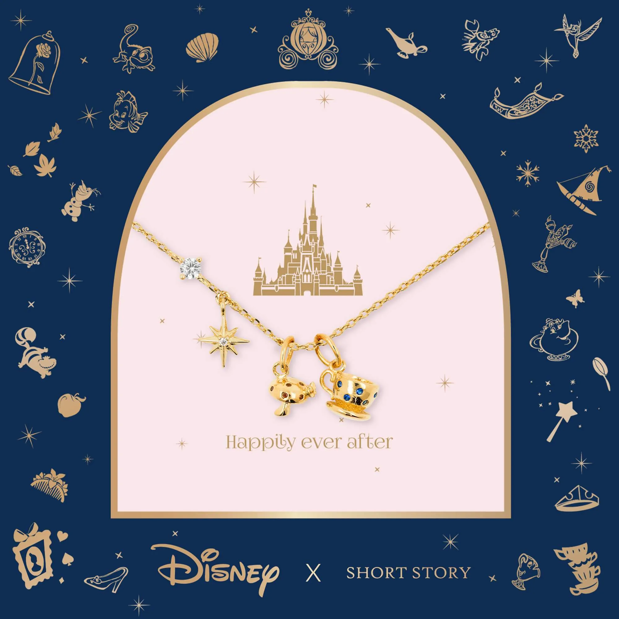 Disney Necklace Alice in Wonderland