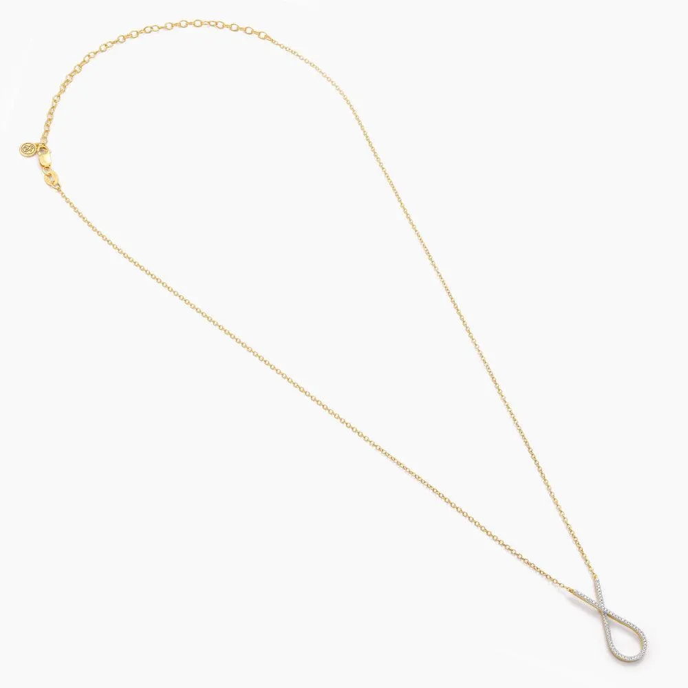 Ella Stein Loop Around Pendant Necklace in Gold