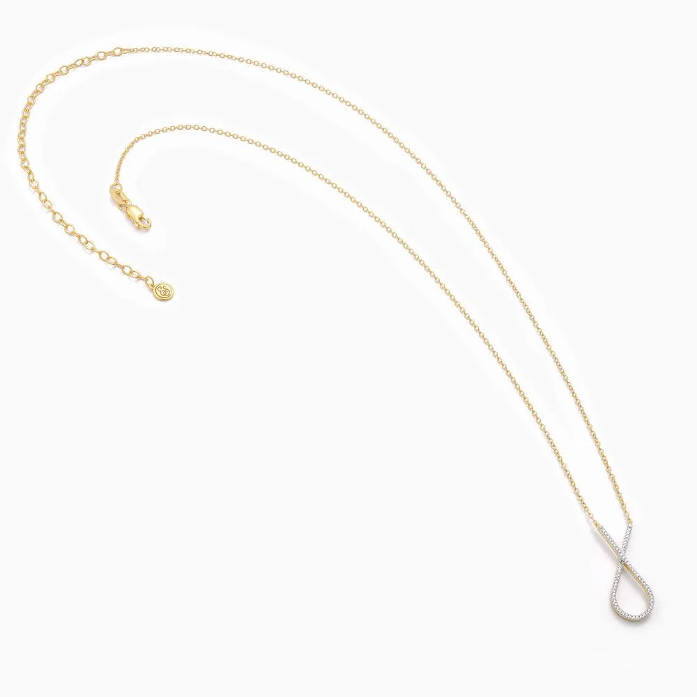 Ella Stein Loop Around Pendant Necklace in Gold