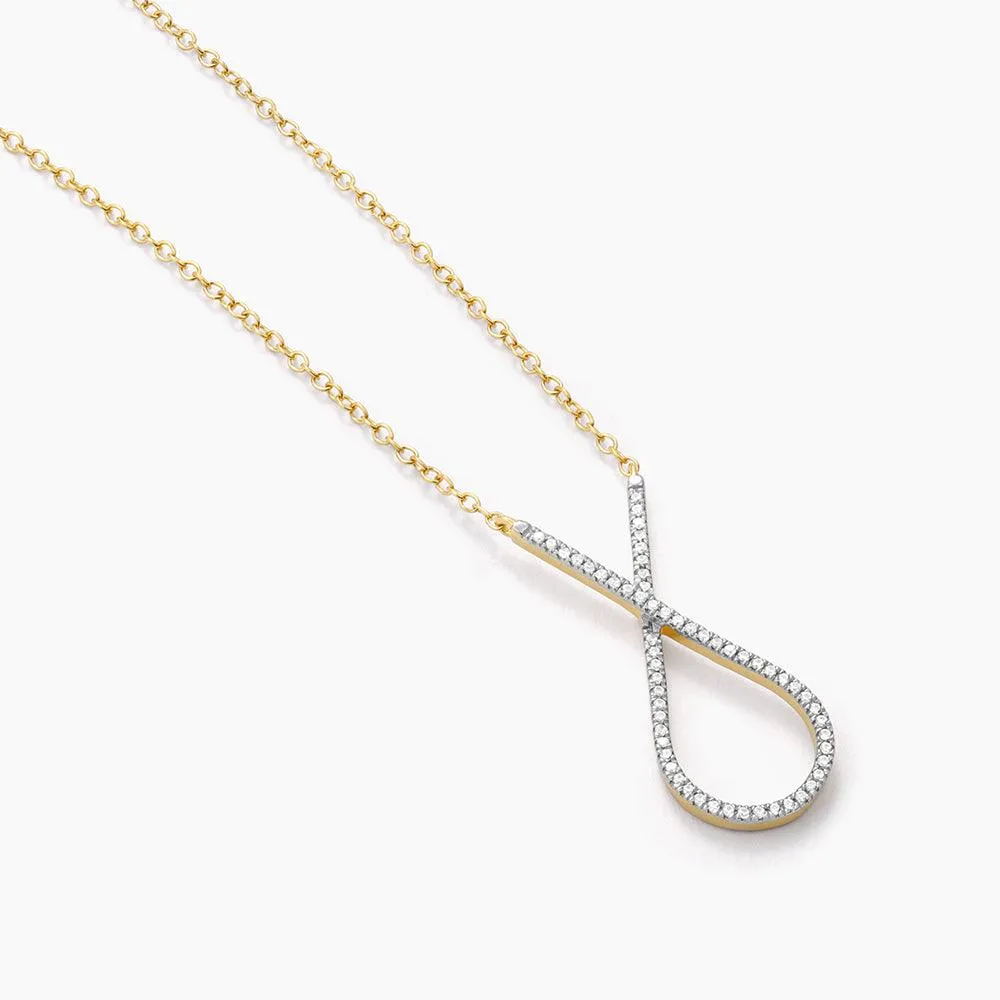 Ella Stein Loop Around Pendant Necklace in Gold