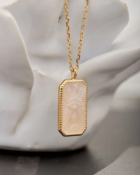 Evil Eye Gold Pendant Necklace