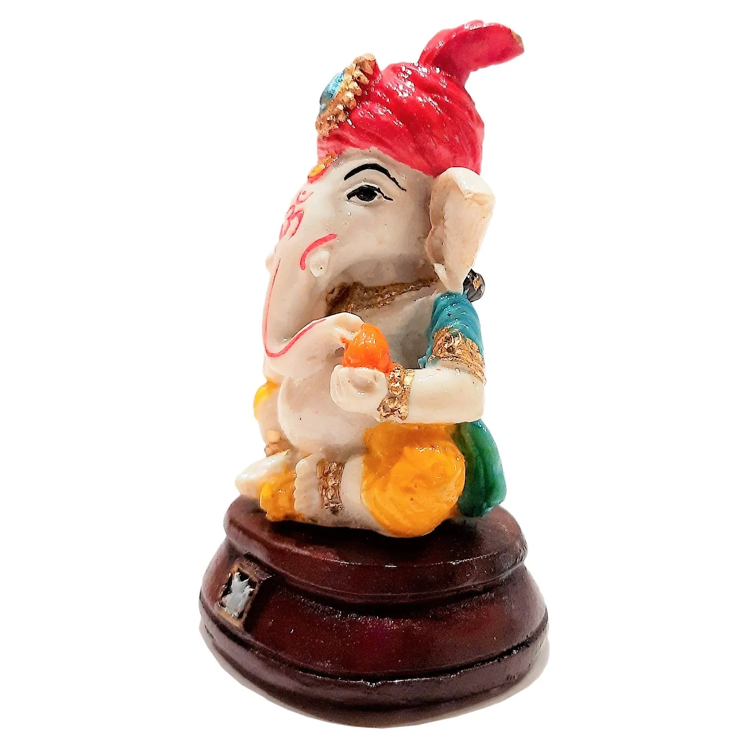 Ganesha in Resin 3.5 in x 3 in