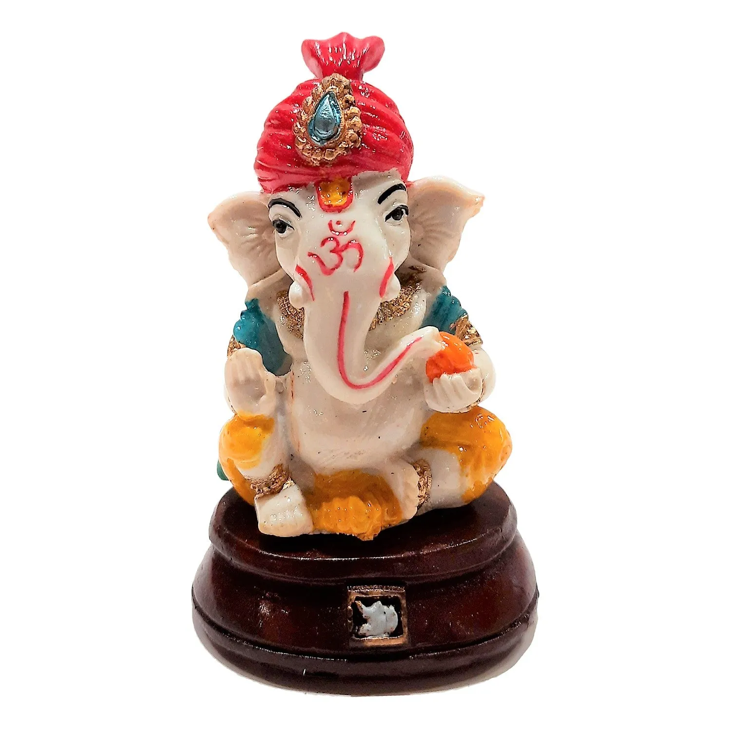 Ganesha in Resin 3.5 in x 3 in