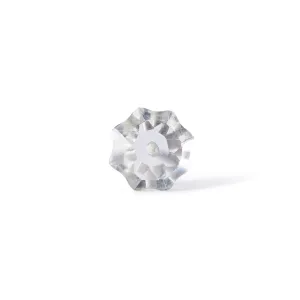 Glass Flower Knob 4cm