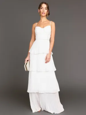 Lena Sleeveless Crystal Embellished Gown - Brands We Love