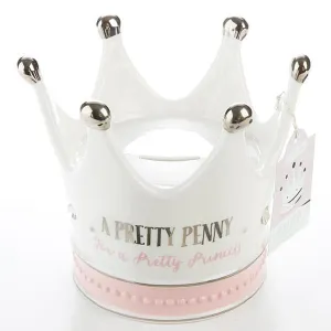 Little Princess Crown Porcelain Bank