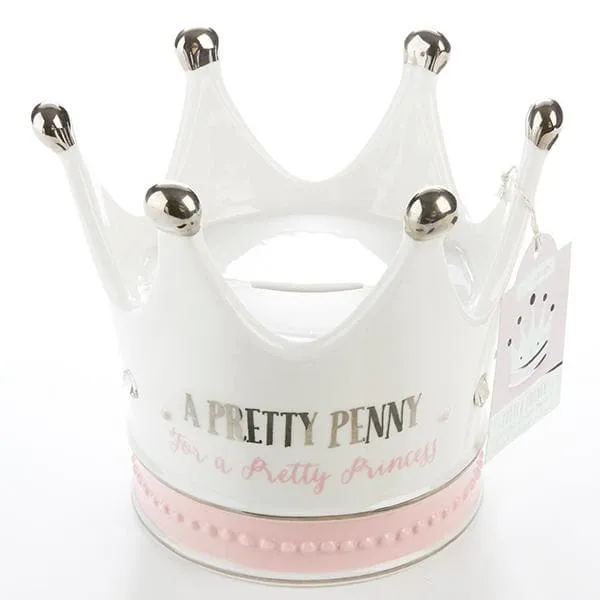 Little Princess Crown Porcelain Bank