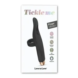 Love to Love Tickle Me Finger Vibe - Black Onyx