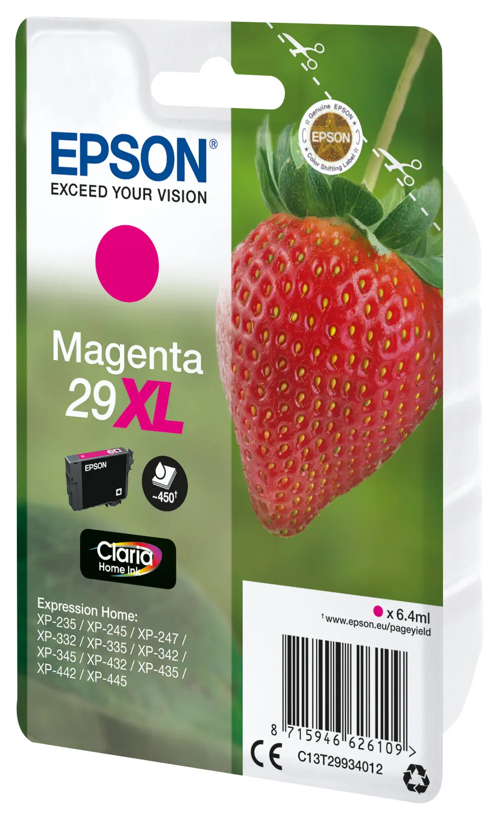 Magenta 29Xl Claria Home Ink