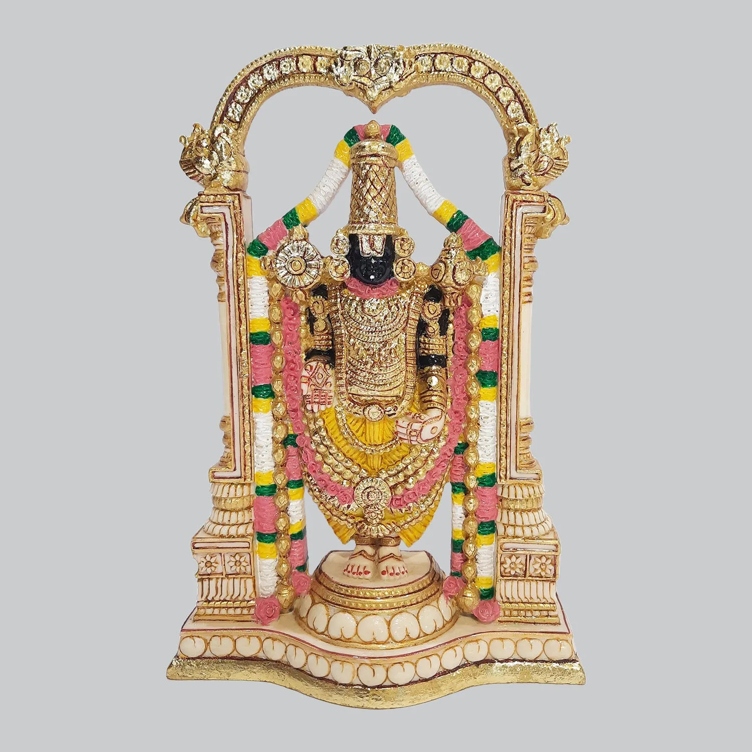 Marble Dust Balaji in Ivory Finish 8.3 in