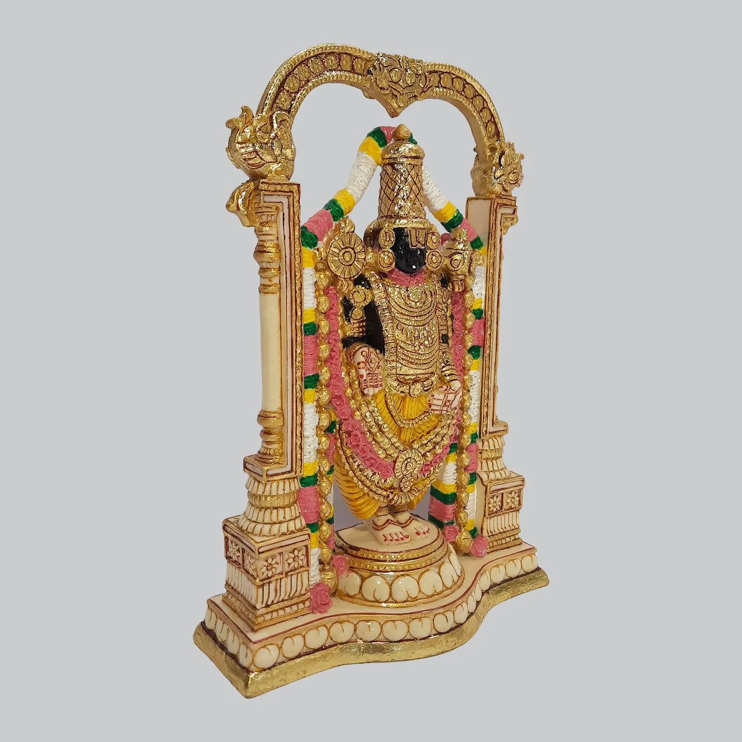 Marble Dust Balaji in Ivory Finish 8.3 in