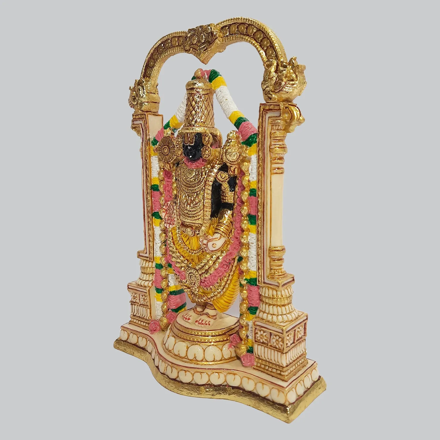 Marble Dust Balaji in Ivory Finish 8.3 in
