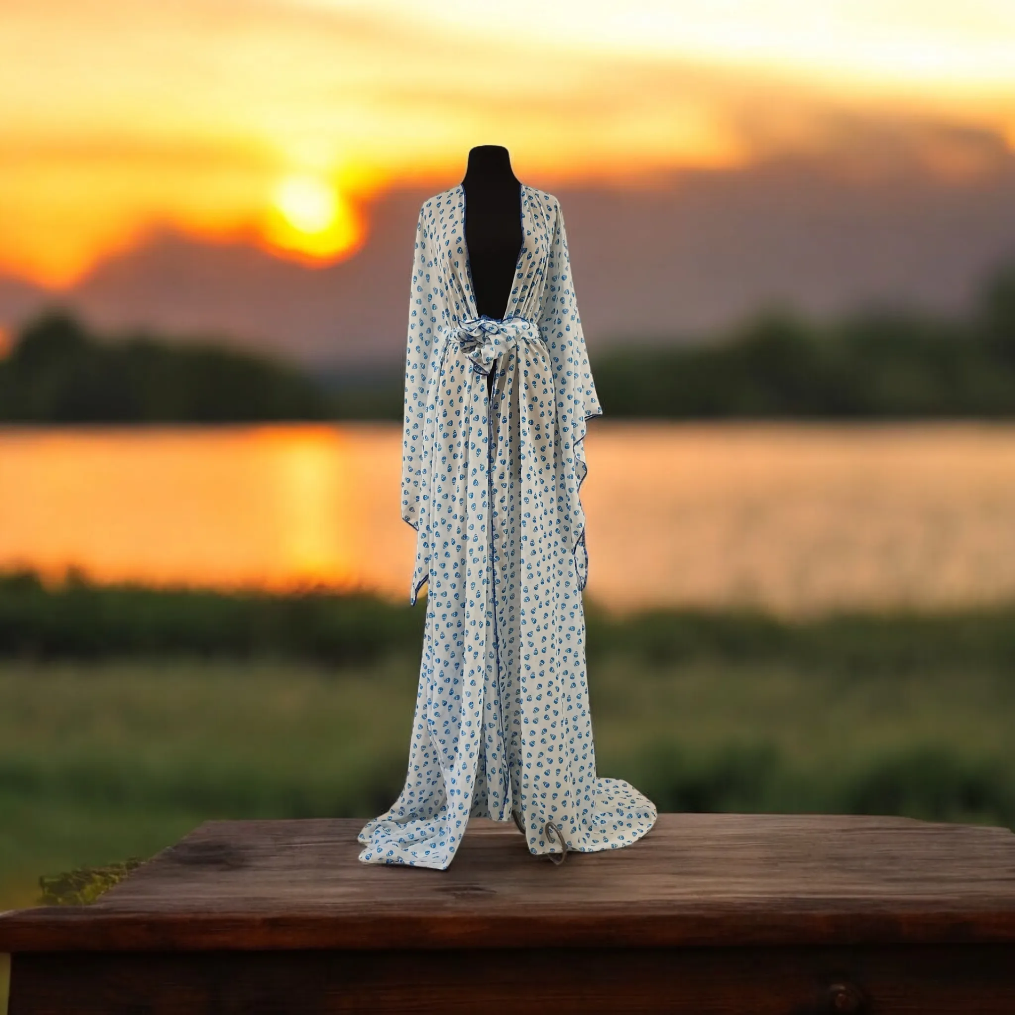 Modjeska Chiffon Skull Duster